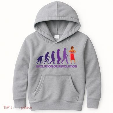 Evolution Or Revolution Kids Hoodie