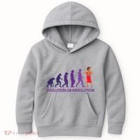 Evolution Or Revolution Kids Hoodie thumb 0