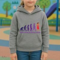 Evolution Or Revolution Kids Hoodie thumb 3