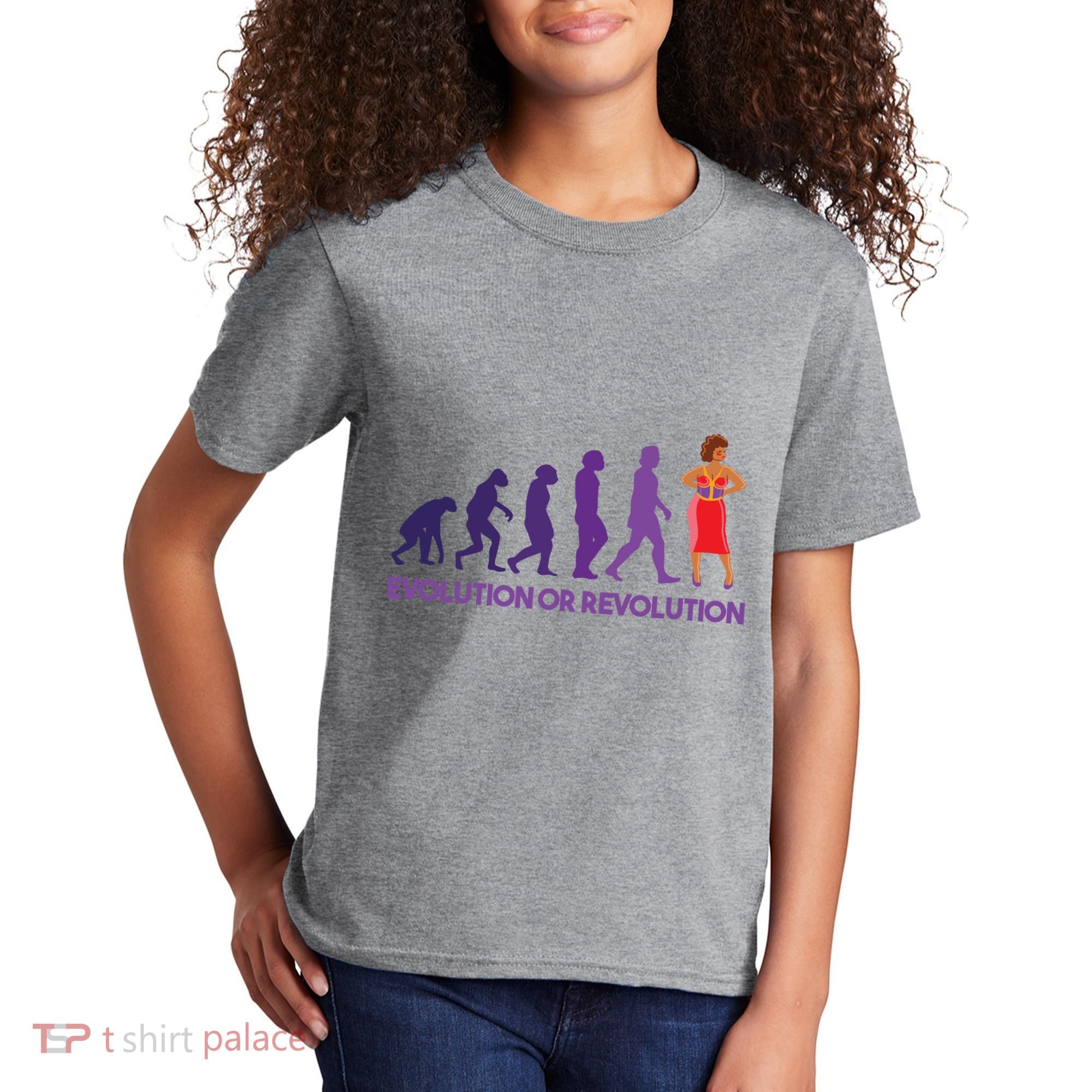 Evolution Or Revolution Kids T-Shirt