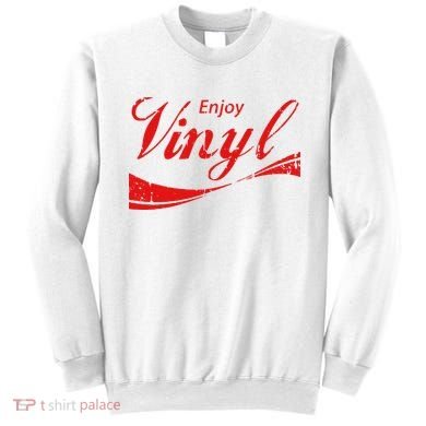 Enjoy Vinyl Record Retro Vintage Sweatshirt