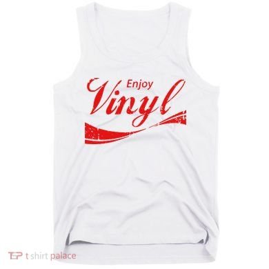 Enjoy Vinyl Record Retro Vintage Tank Top
