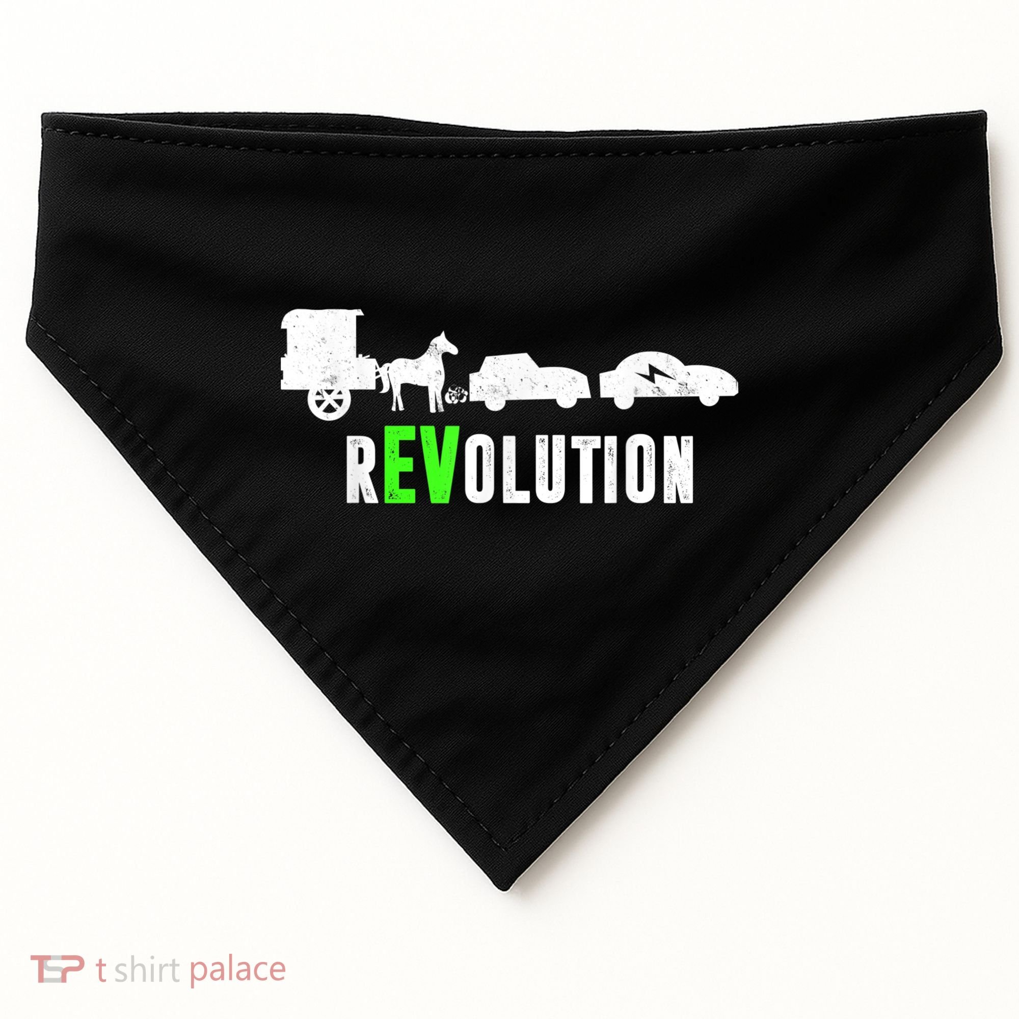 Electric Vehicle REVolution EV Driver USA-Made Doggie Bandana