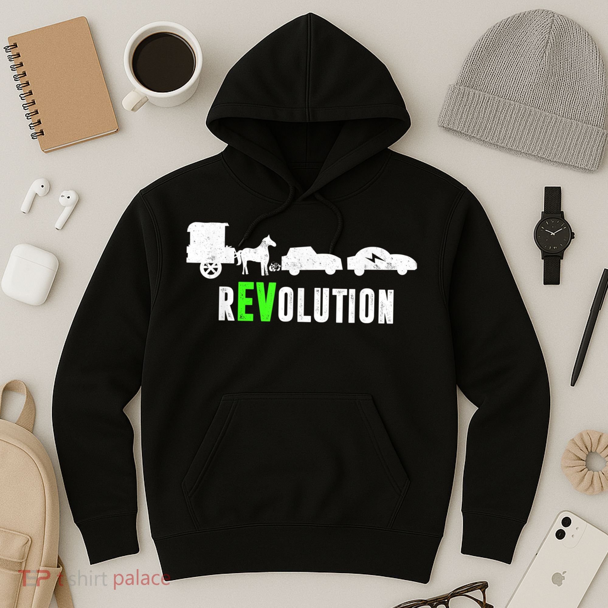 Electric Vehicle REVolution EV Driver Hoodie