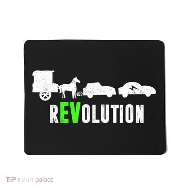 Electric Vehicle REVolution EV Driver Mousepad