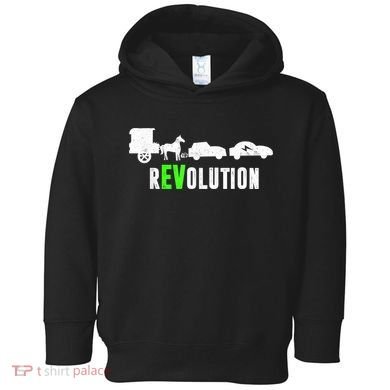 Electric Vehicle REVolution EV Driver Toddler Hoodie
