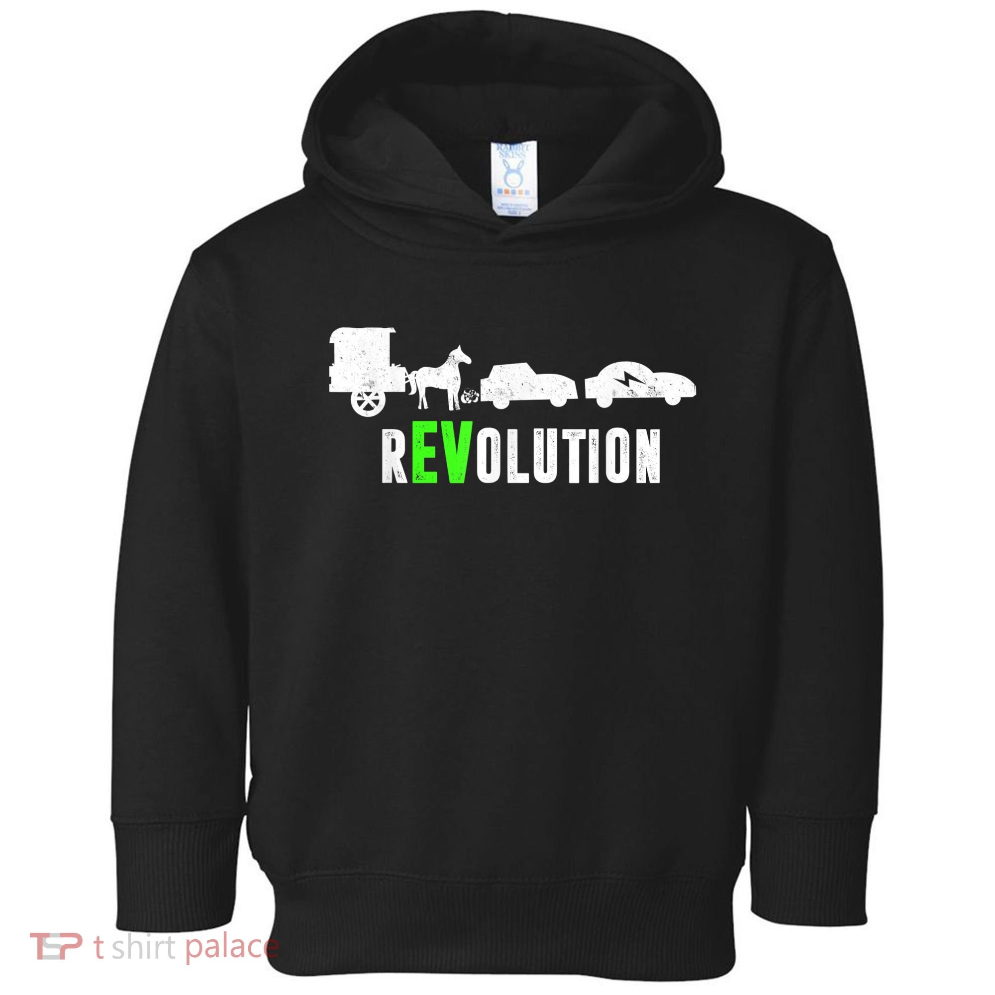 Electric Vehicle REVolution EV Driver Toddler Hoodie