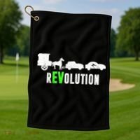 Electric Vehicle REVolution EV Driver Golf Towel thumb 1