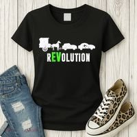 Electric Vehicle REVolution EV Driver Women's T-Shirt thumb 3