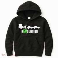 Electric Vehicle REVolution EV Driver Kids Hoodie thumb 0