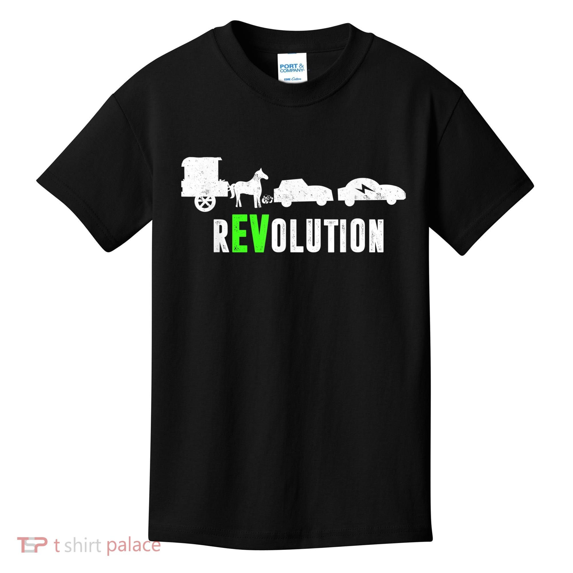 Electric Vehicle REVolution EV Driver Kids T-Shirt