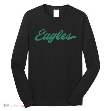 Eagles Vintage Retro Long Sleeve Shirt