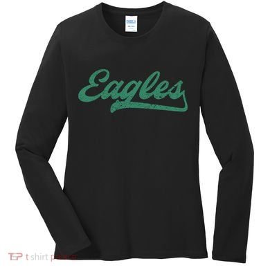 Eagles Vintage Retro Women's Long Sleeve Shirt