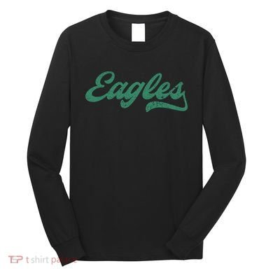 Eagles Vintage Retro Long Sleeve Shirt