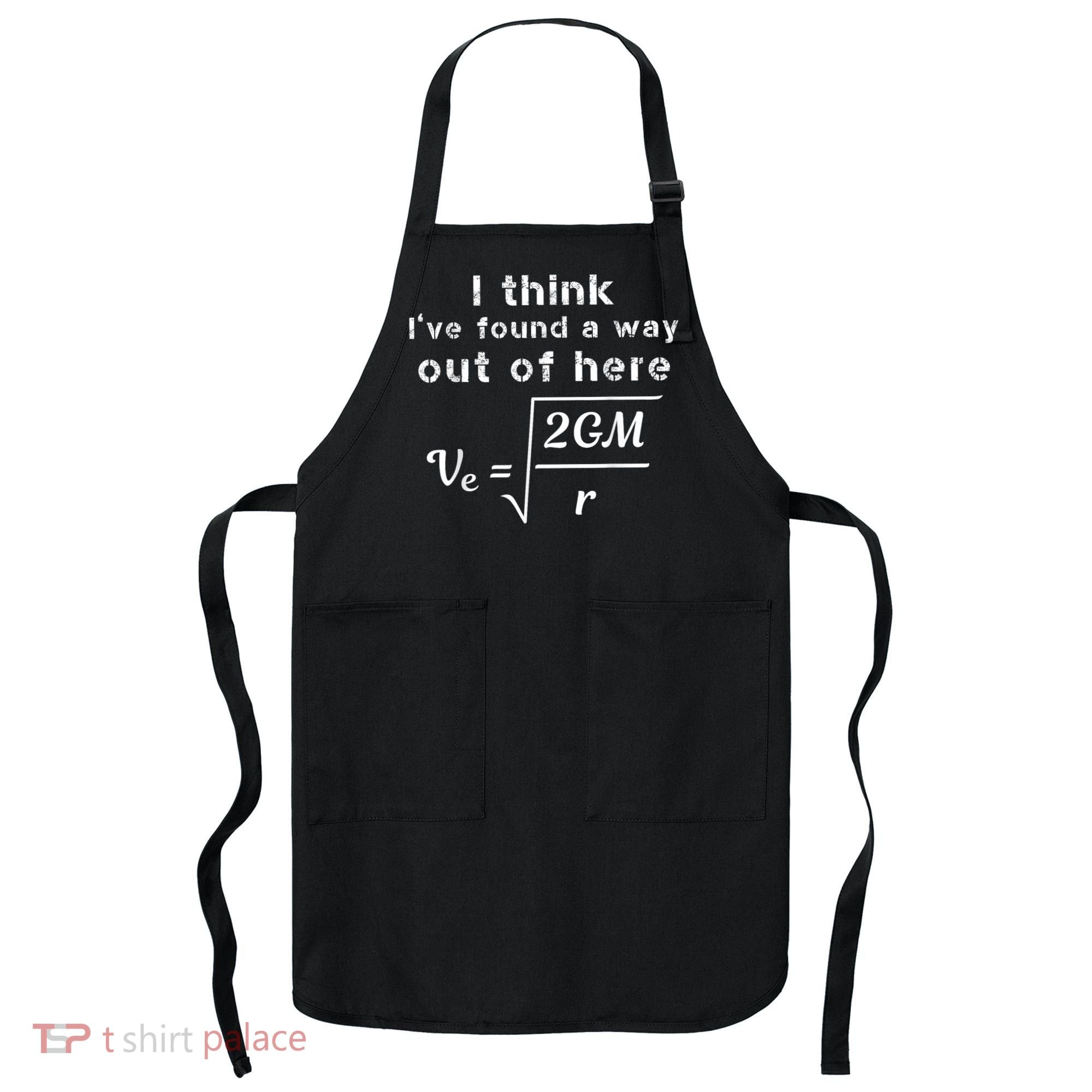 Escape Velocity Rate Of Change Gravity Physics Lover Gift Apron