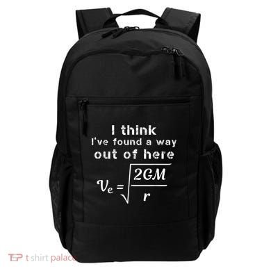 Escape Velocity Rate Of Change Gravity Physics Lover Gift Backpack