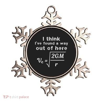 Escape Velocity Rate Of Change Gravity Physics Lover Gift Ornament