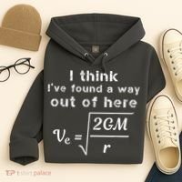 Escape Velocity Rate Of Change Gravity Physics Lover Gift Hoodie thumb 4