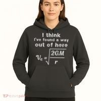 Escape Velocity Rate Of Change Gravity Physics Lover Gift Hoodie thumb 5