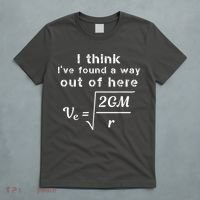 Escape Velocity Rate Of Change Gravity Physics Lover Gift T-Shirt thumb 5