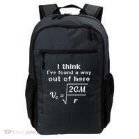 Escape Velocity Rate Of Change Gravity Physics Lover Gift Backpack thumb 0