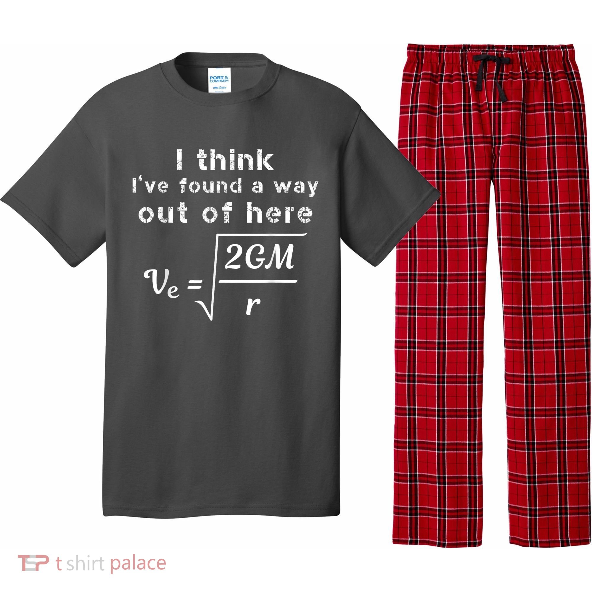 Escape Velocity Rate Of Change Gravity Physics Lover Gift Pajama Set
