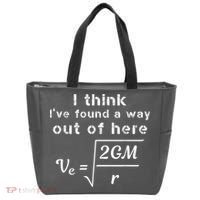 Escape Velocity Rate Of Change Gravity Physics Lover Gift Tote Bag thumb 0