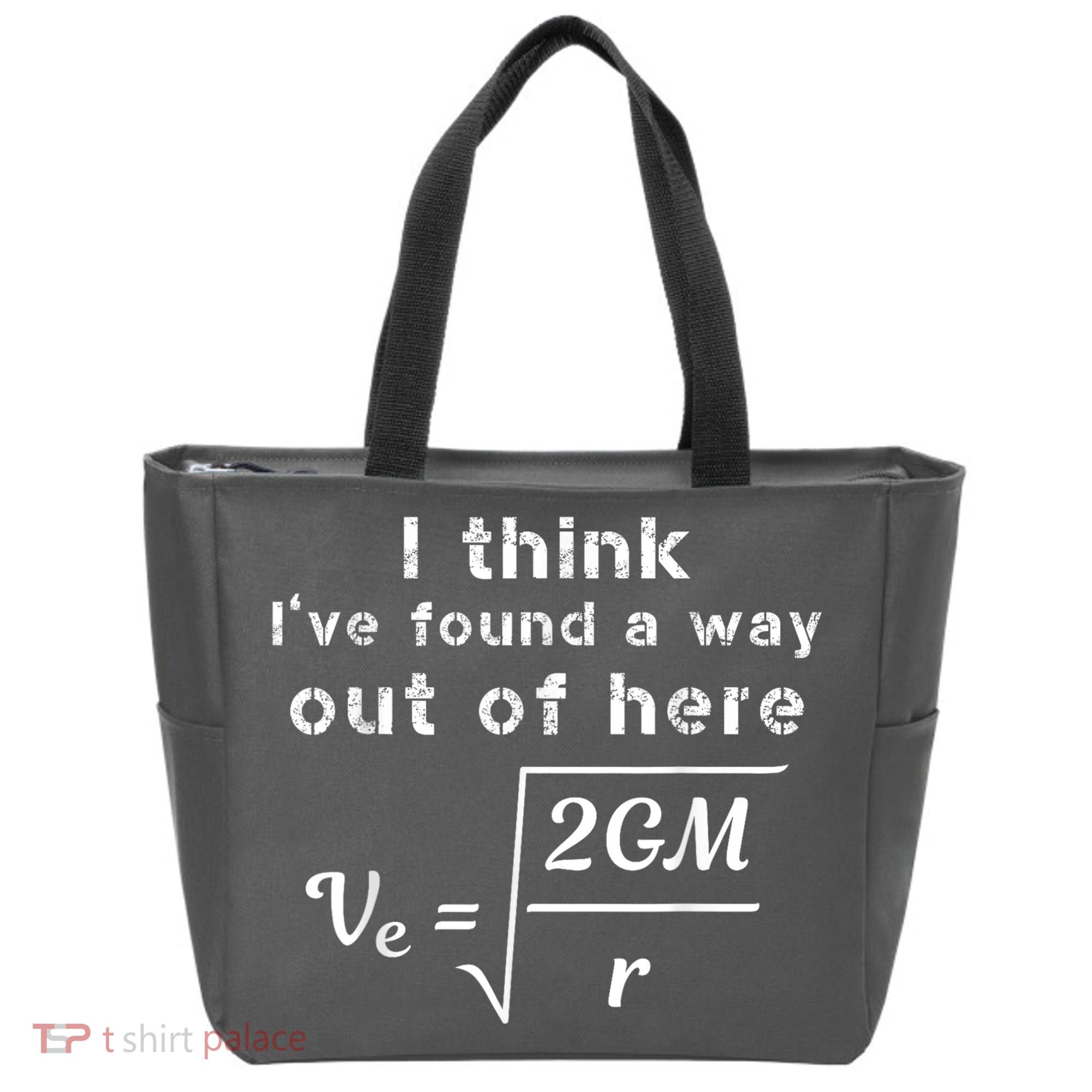 Escape Velocity Rate Of Change Gravity Physics Lover Gift Tote Bag