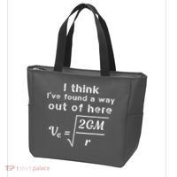 Escape Velocity Rate Of Change Gravity Physics Lover Gift Tote Bag thumb 3
