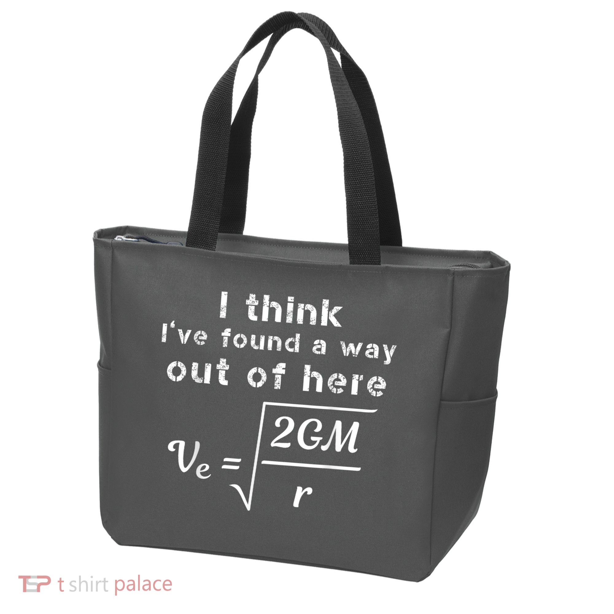 Escape Velocity Rate Of Change Gravity Physics Lover Gift Tote Bag