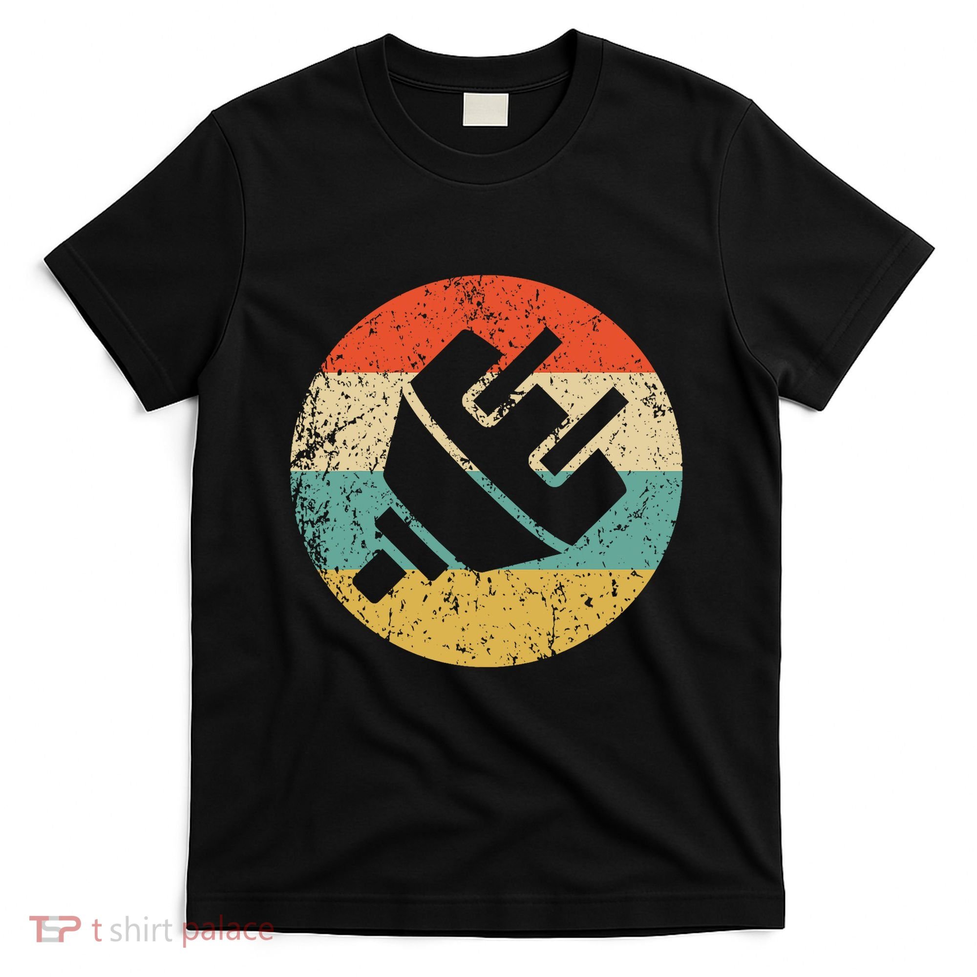 Electrician Vintage Retro Electric Plug T-Shirt