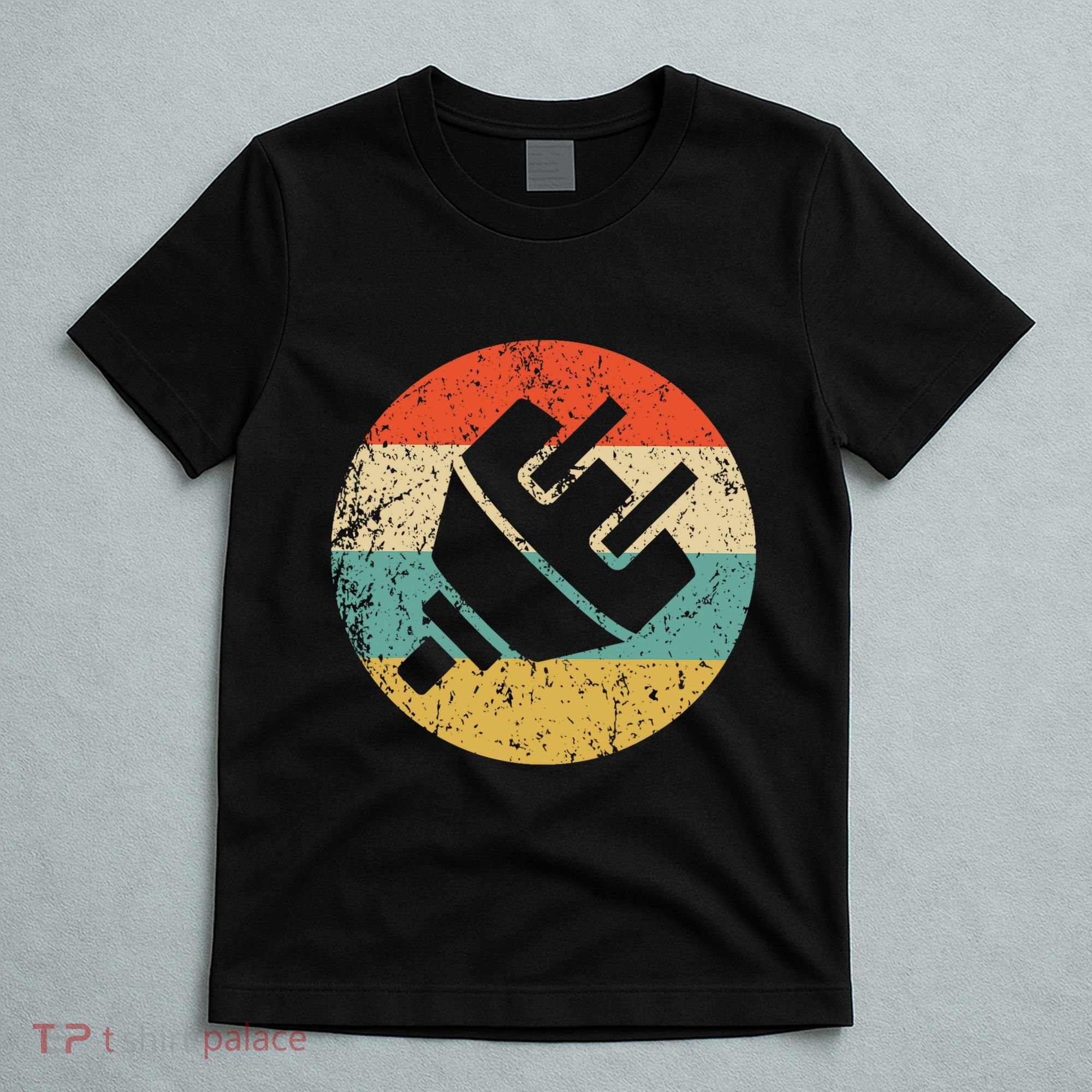 Electrician Vintage Retro Electric Plug T-Shirt