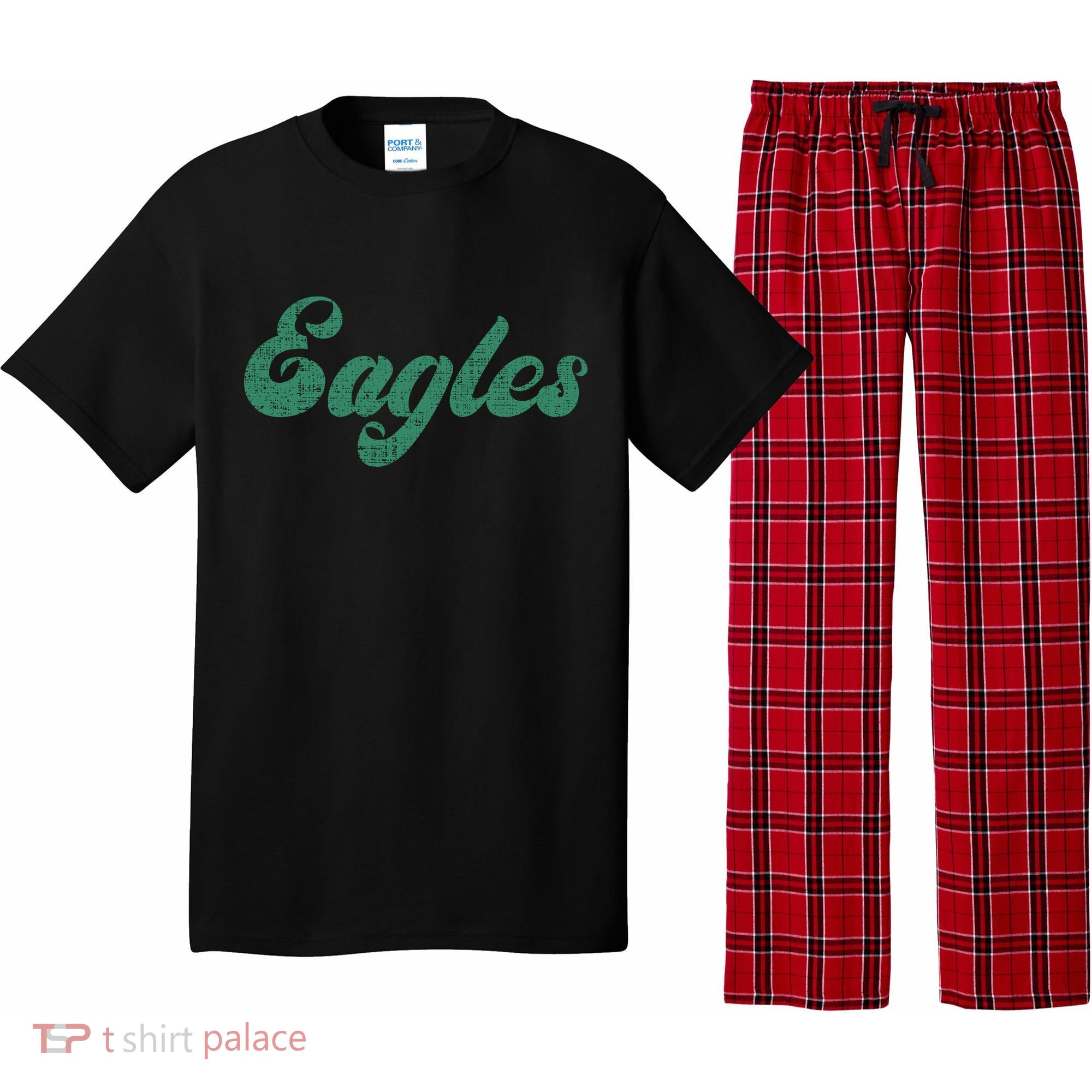 Eagles Vintage Retro Pajama Set