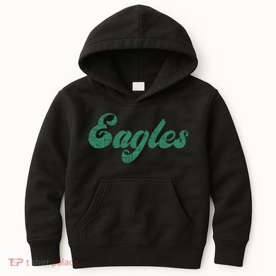 Eagles Vintage Retro Kids Hoodie