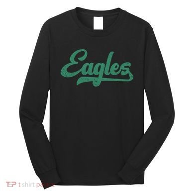Eagles Vintage Retro Long Sleeve Shirt
