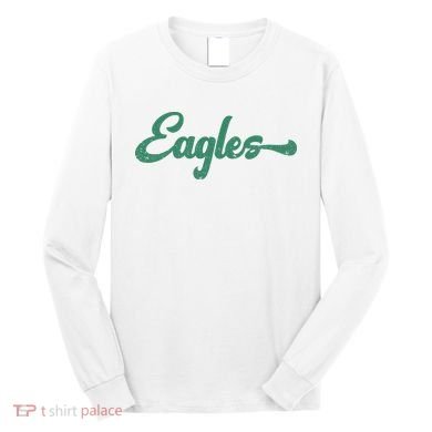Eagles Vintage Retro Long Sleeve Shirt