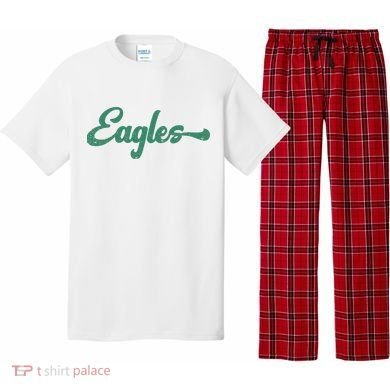 Eagles Vintage Retro Pajama Set