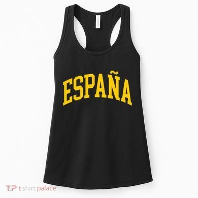 EspañA Vintage Spain Spanish Souvenir Retro Throwback Preppy Women's Tank Top