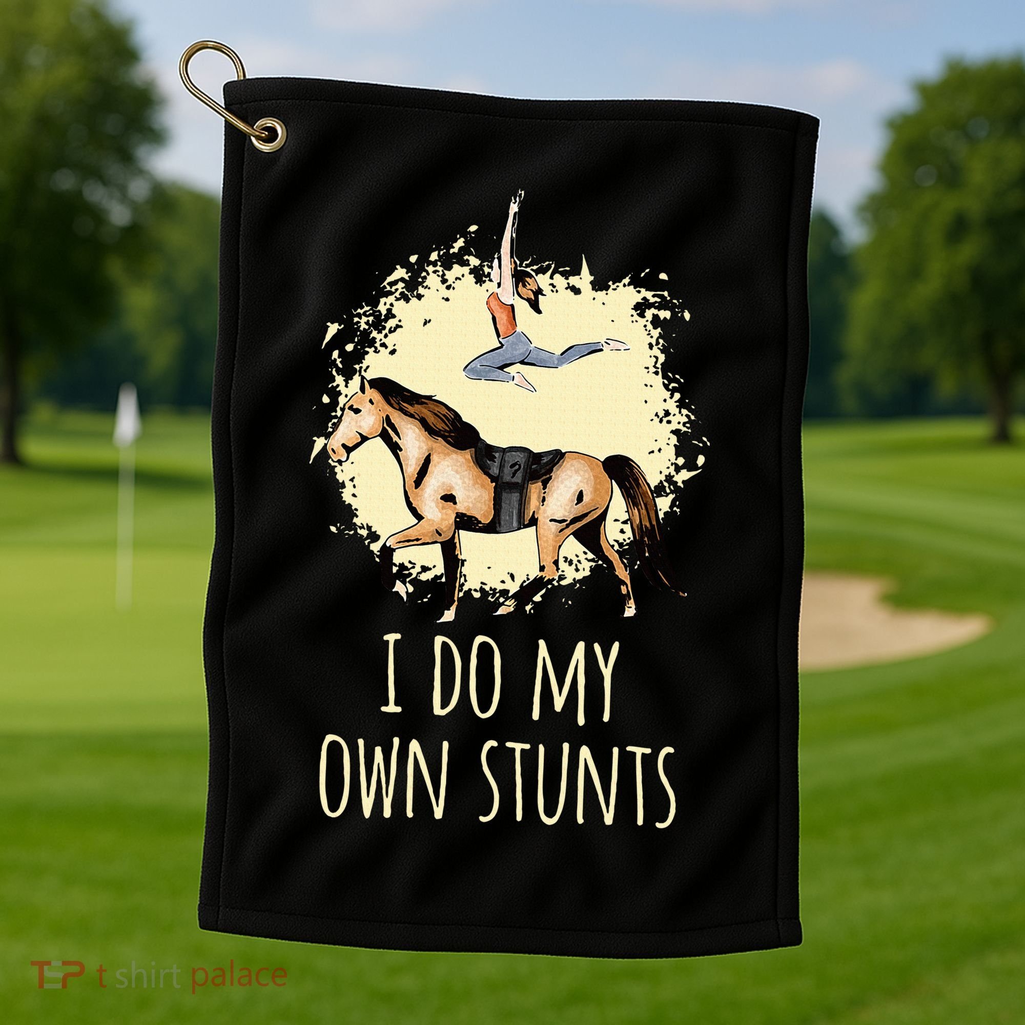 Equestrian Vaulting Vault Golf Towel