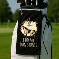 Equestrian Vaulting Vault Golf Towel thumb 2