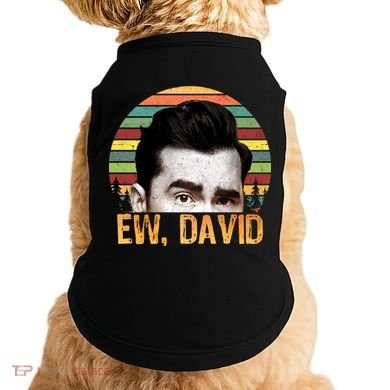 Ew David Funny Retro Doggie Tank