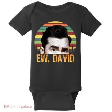 Ew David Funny Retro Baby Bodysuit