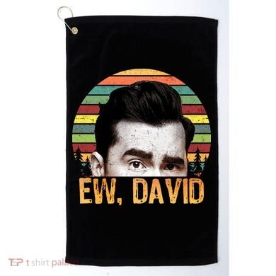 Ew David Funny Retro Golf Towel