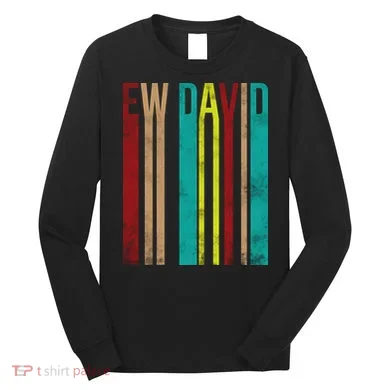 Ew David Retro Logo Long Sleeve Shirt