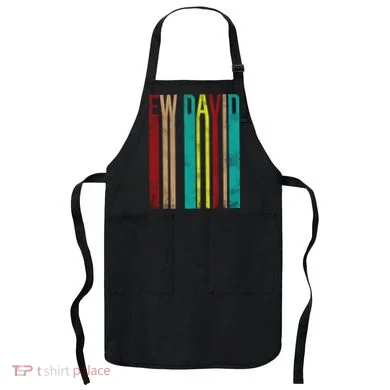 Ew David Retro Logo Apron