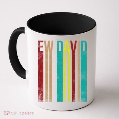 Ew David Retro Logo Coffee Mug