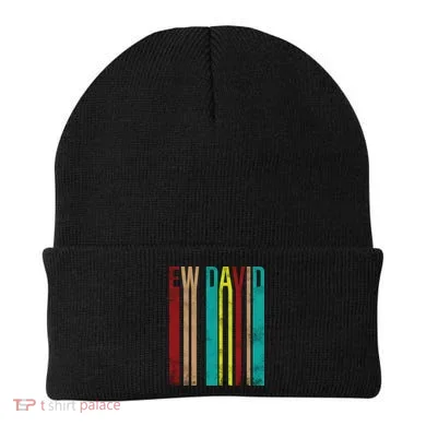 Ew David Retro Logo Beanie