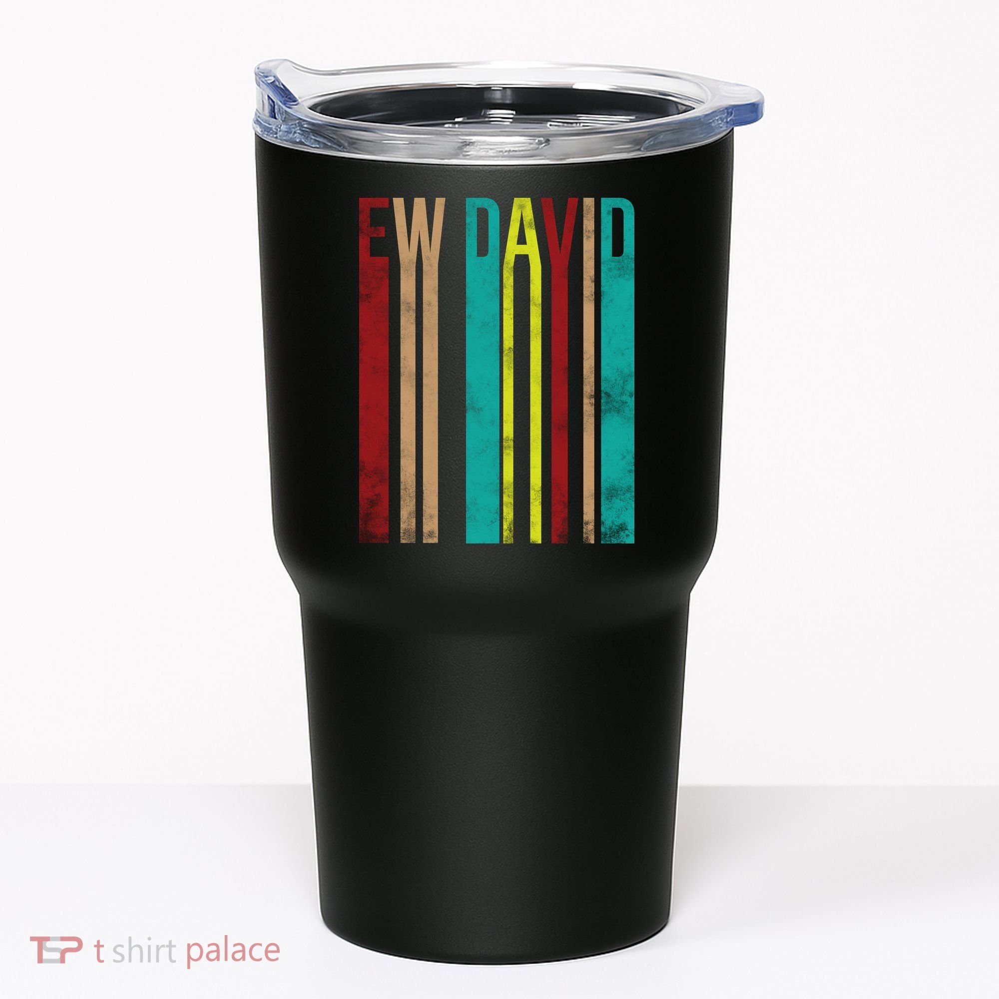 Ew David Retro Logo Tumbler