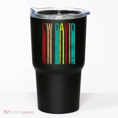 Ew David Retro Logo Tumbler