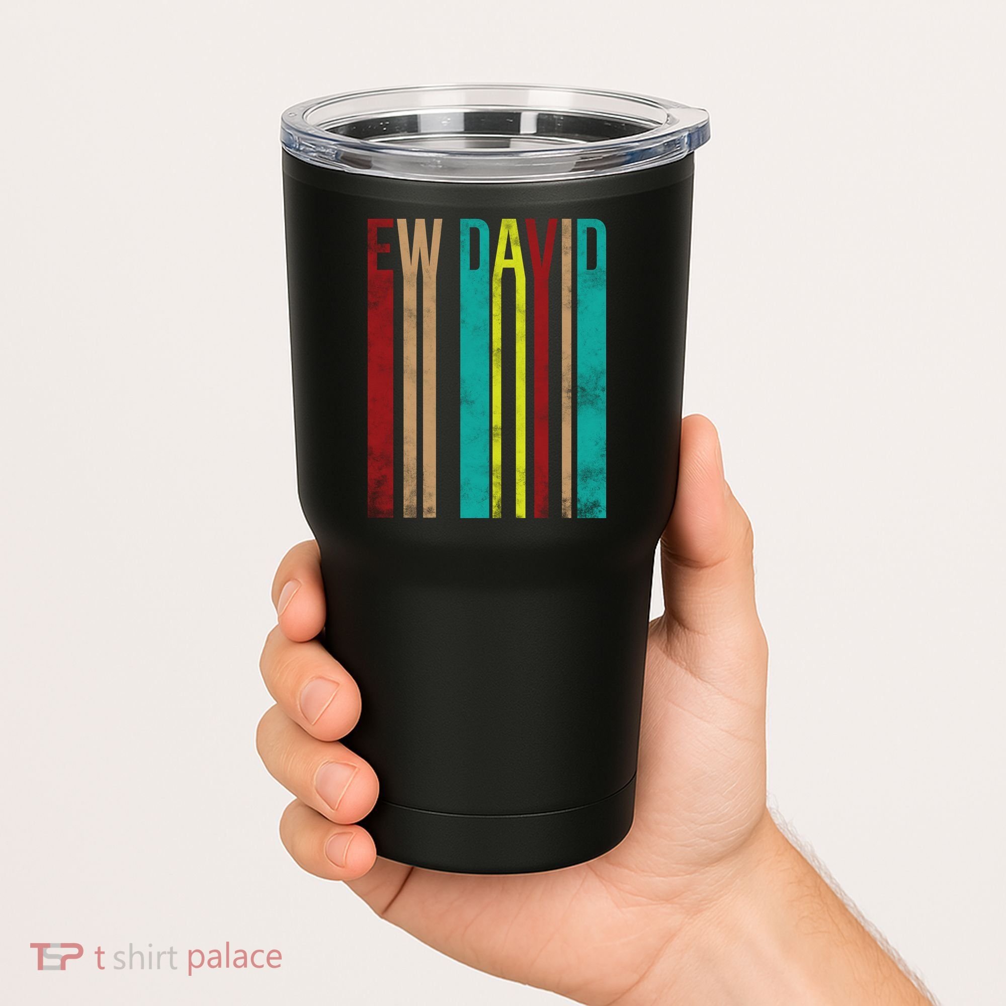 Ew David Retro Logo Tumbler